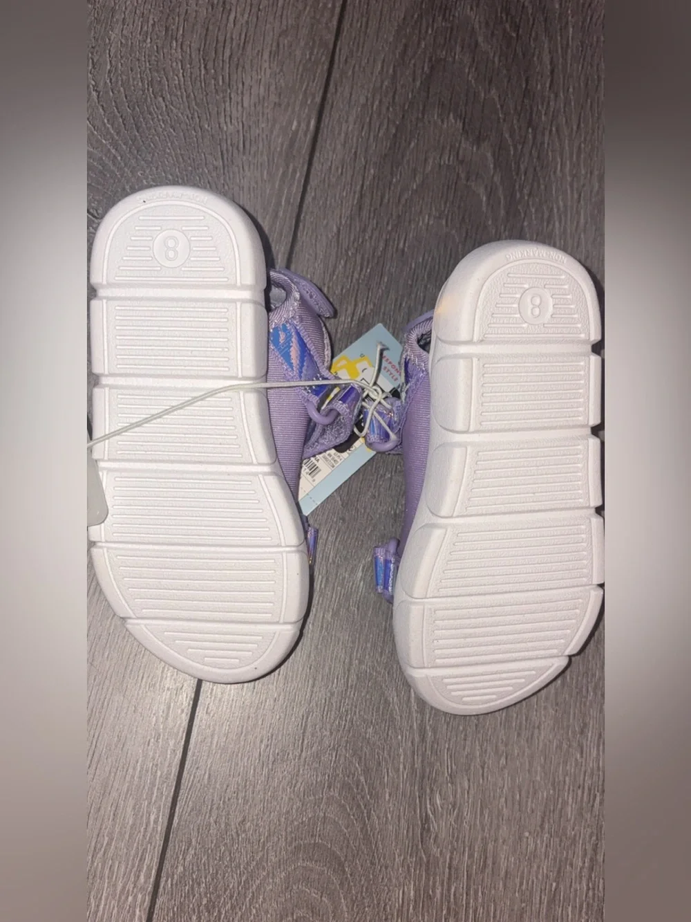 Cat & Jack Toddler Girls Size 8 Sandals Purple Michah Adventure NEW With Tags!